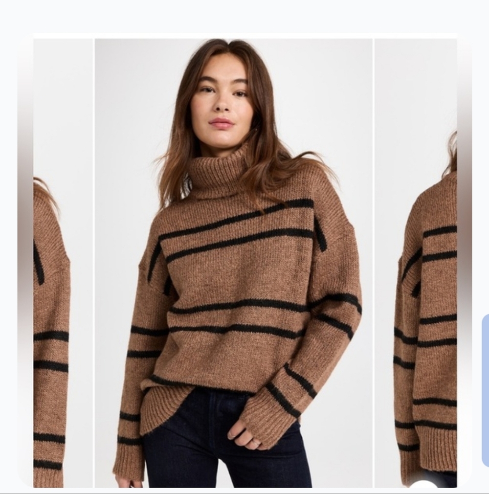 Line & Dot Veronica Turtleneck Sweater. S